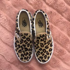 Cheetah print Vans